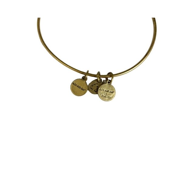 Alex and Ani Gold Charm Bracelet Snowflake 2016 Casual Collectible Stretch - Picture 2 of 4